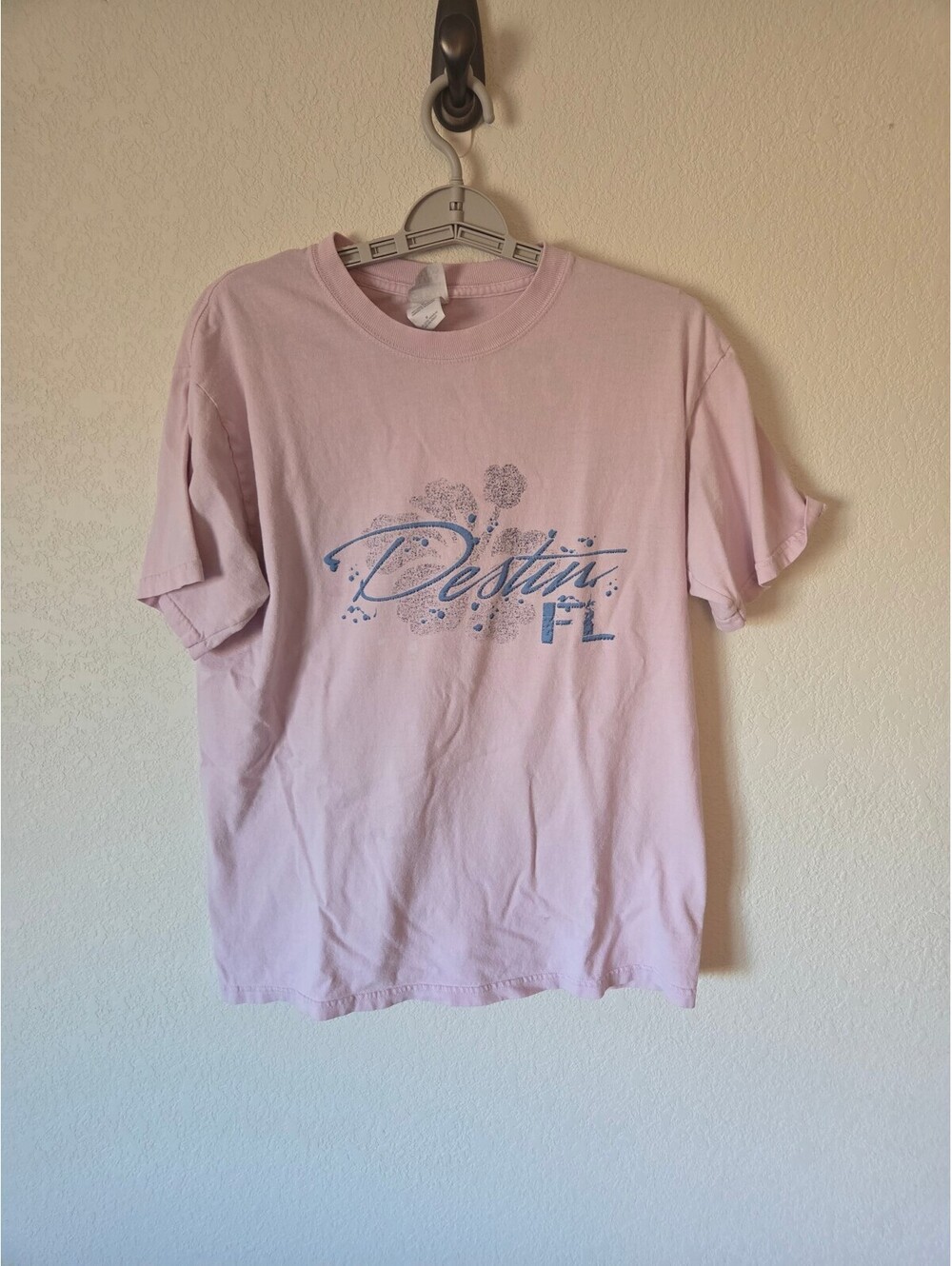 Vintage Destin FL Pink Graphic T-Shirt